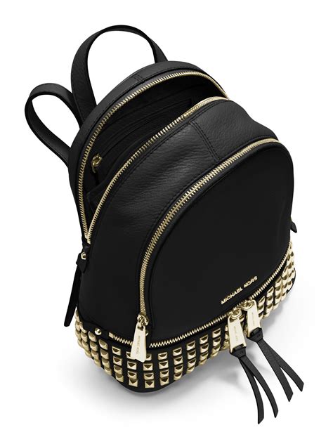 michael kors rhea studded backpack knockoff|michael kors rhea small backpack.